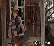 Beautiful Dani Daniels loves to ride