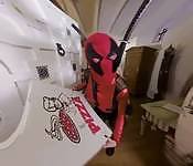 Virtual reality cock riding blonde