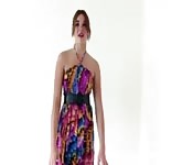 Pretty young hussy tugging a wild older guy's big dick