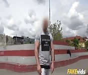 Une salope trouvée dans la rue