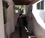 A giant black man solves her problems